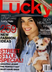 Oscar and Anna in Lucky Magazine