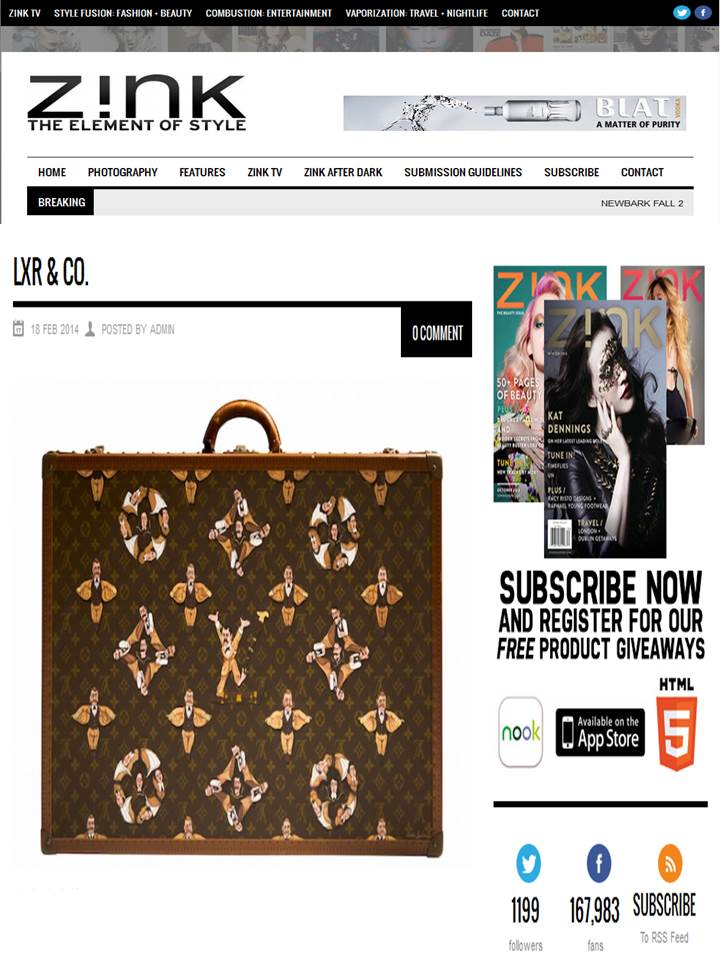LXR & Co. collaborates with Mike Frederiqo featured on ZinkMagazine.com