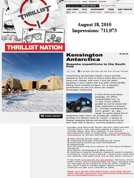 Check Out KT's Antarctica Trip Featured on Thrillist! (Travel PR)