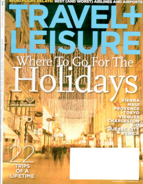 KT Featured in Travel+Leisure's "22 Life Changing Trips"!