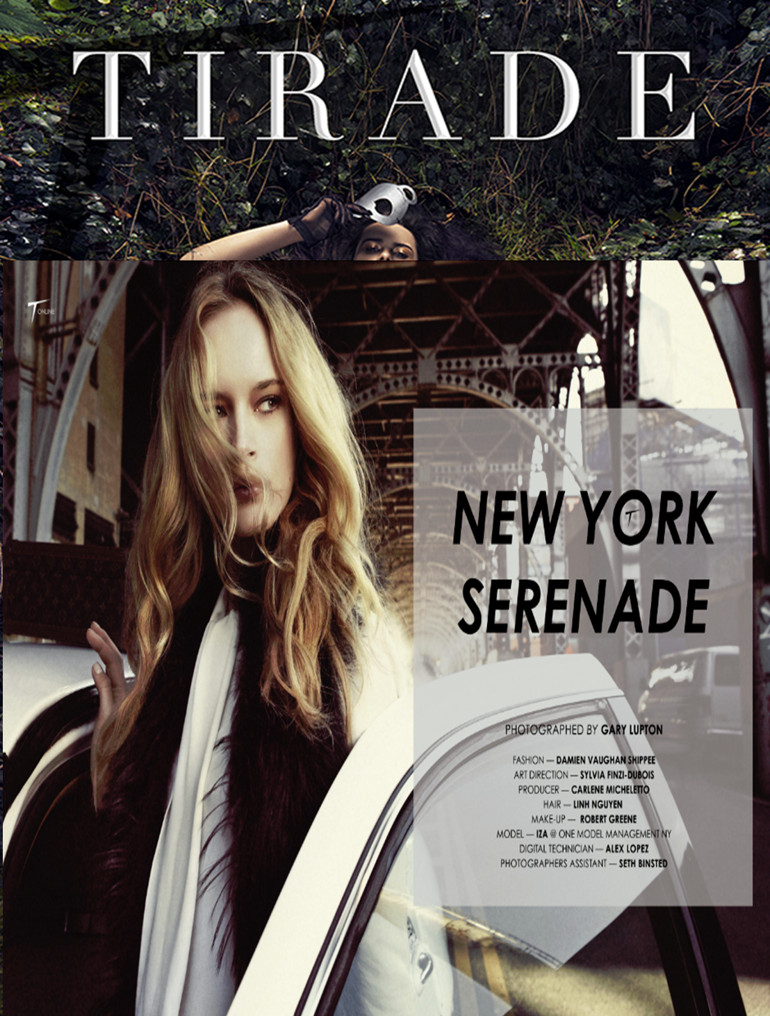 Tirade Magzine Captures New York via Phoenix Keating and LXR & Co